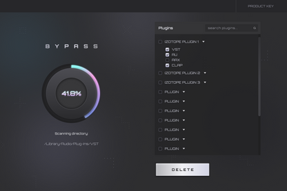 Bypass: One-Click Audio Plugin Remover